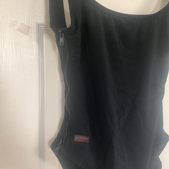 Polo Sports swimsuit, black, size 8, 2 side zipper - Picture 2 of 11